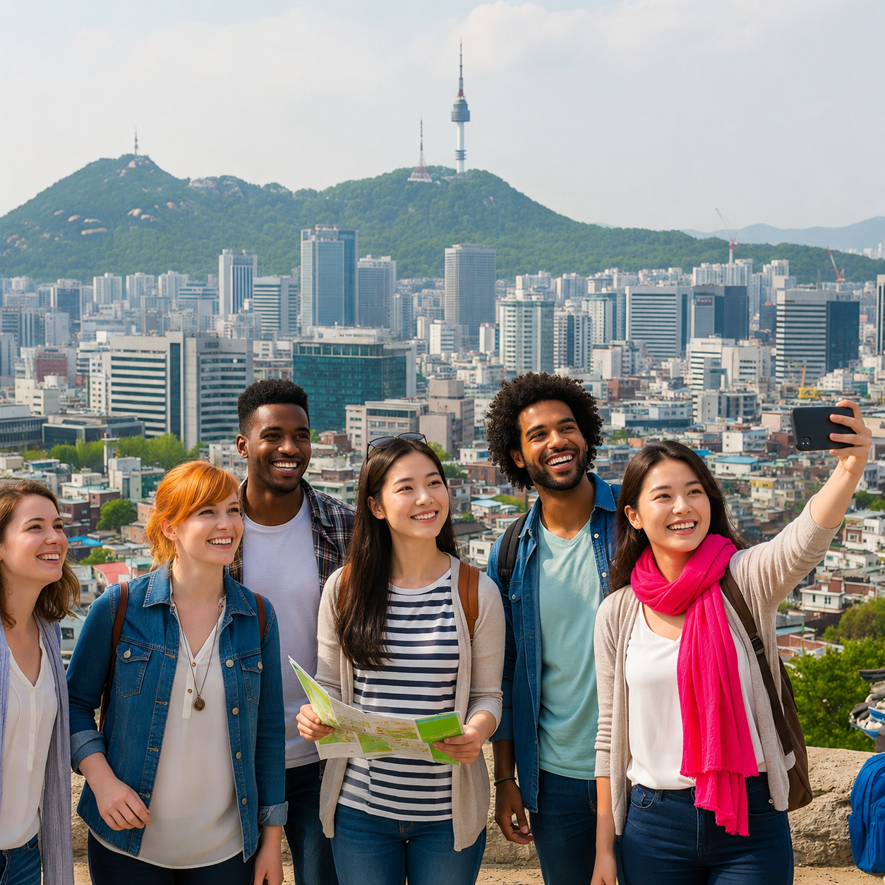 Foreign residents enjoying life in Korea